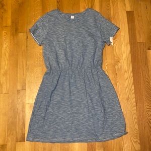 Old Navy, royal blue & white stripe dress